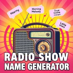 Radio Show Name Generator icon