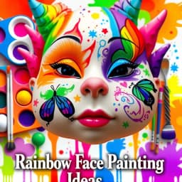 Rainbow Face Painting Ideas icon