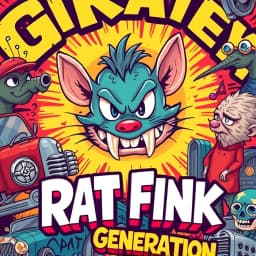 Rat Fink Style Illustration Generator icon