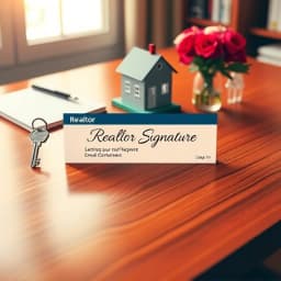 Realtor Email Signature Template icon