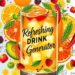 Refreshing Drink Recipe Generator icon
