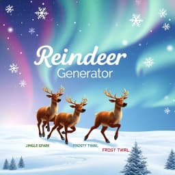 Reindeer Name Generator icon