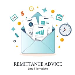 Remit Payment Remittance Advice Email Template icon