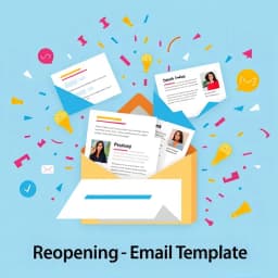 Reopening Email Template icon