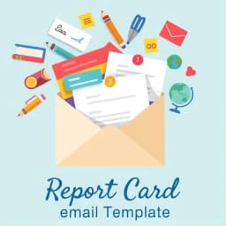 Report Card Email Template icon