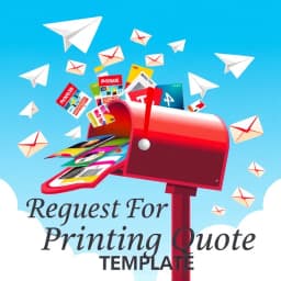 Request For Printing Quote Email Template icon