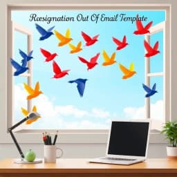 Resignation Out Of Office Email Template icon