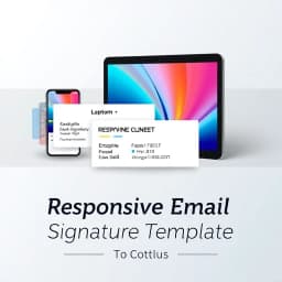 Responsive Email Signature Template icon