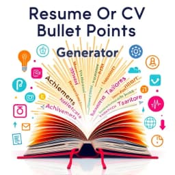 Resume or CV Bullet Points Generator icon