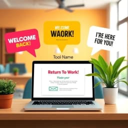 Return to Work Email Template icon