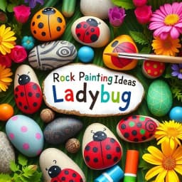 Rock Painting Ideas Ladybug icon