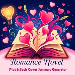 Romance Novel Plot and Back Cover Summary Generator icon