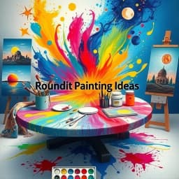 Round Table Painting Ideas icon