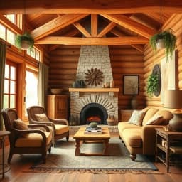 Rustic Style Interior Design icon