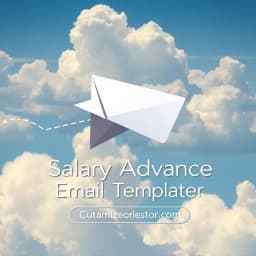 Salary Advance Email Template icon