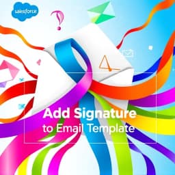 Salesforce Add Signature to Email Template icon