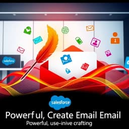 Salesforce Create Email Template icon