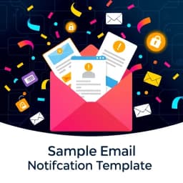 Sample Email Notification Template icon