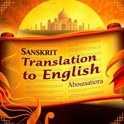 Sanskrit Translation to English icon
