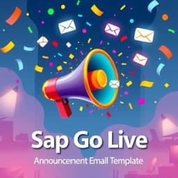 SAP Go Live Announcement Email Template icon