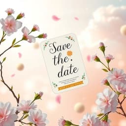 Save the Date Wedding Email Template icon
