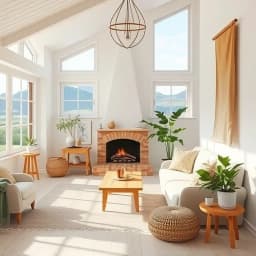 Scandinavian Farmhouse Interior Design icon