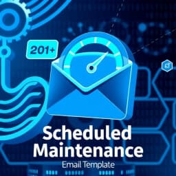 Scheduled Maintenance Email Template icon