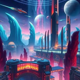 Sci Fi Landscape Game Generator icon