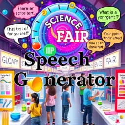 Science Fair Speech Generator icon