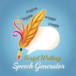 Script Writing Speech Generator icon