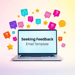 Seeking Feedback Email Template icon