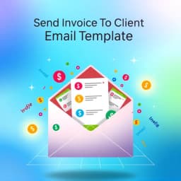 Send Invoice To Client Email Template icon