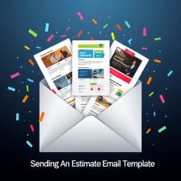 Sending An Estimate Email Template icon