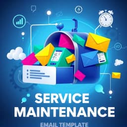 Service Maintenance Email Template icon