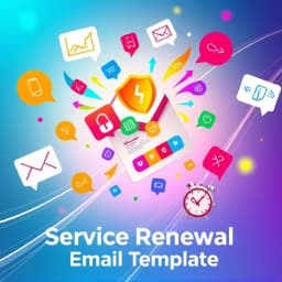 Service Renewal Email Template icon