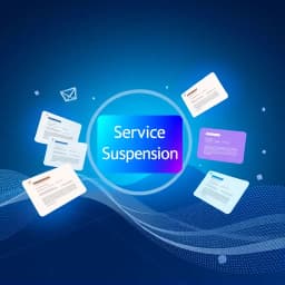 Service Suspension Email Template icon