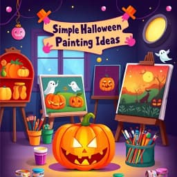 Simple Halloween Painting Ideas icon