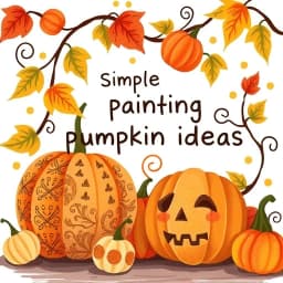 Simple Painting Pumpkin Ideas icon
