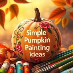 Simple Pumpkin Painting Ideas for Adults icon