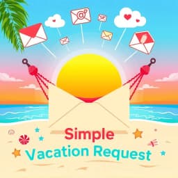 Simple Vacation Request Email Generator icon