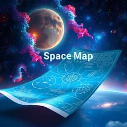 Space Map Illustration Generator icon