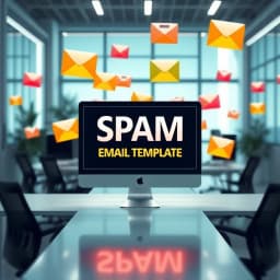 Spam Email Template icon