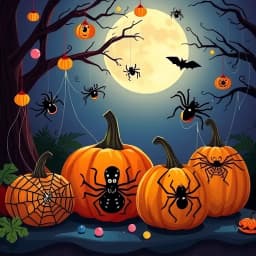Spider Pumpkin Painting Ideas icon