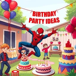 Spiderman Birthday Party Ideas icon