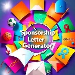Sponsorship Letter Generator icon