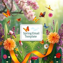 Spring Email Template icon