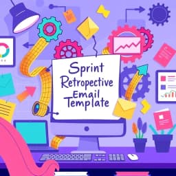 Sprint Retrospective Email Template icon