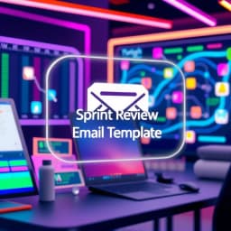 Sprint Review Email Template icon