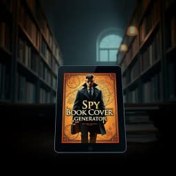 Spy Book Cover Generator icon