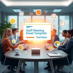 Staff Meeting Email Template icon
